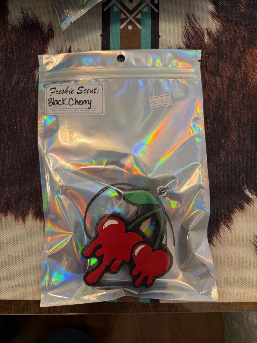Cherry Scented Keychain - Red Cherry Design